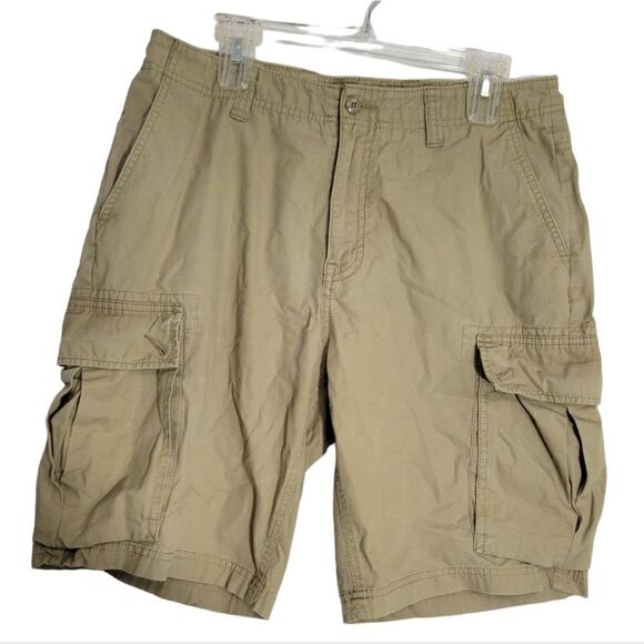Nautica modern fit khaki cargo shorts - Picture 1 of 9